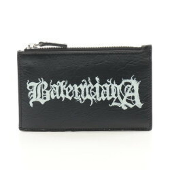 BALENCIAGA CASH coin leather black - Picture 1 of 4